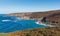 Cornwall coast view from Zennor Head England UK near St Ives