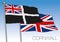 Cornwall flag, United Kingdom, county of UK