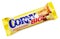 Corny big chocolate-banana flavor muesli bar isolated on white