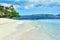 Coron white sand beach Palawan Philippines