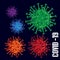 Corona Virus COVID-19  graphic design  icon Set Vector