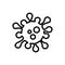 Corona virus  COVID 2019  icon design trendy