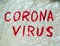 Corona Virus inscription