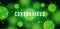 CoronaCoronavirus Background, Covid-19 Background, Virus Background, Coronavirus Background with Green Gradient