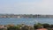 Coronado island and San Diego downtown bay