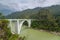 The Coronation Bridge, also known as the Sevoke Bridge, in Darjeeling, West Bengal, India