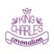 Coronation of King Charles hand-drawn lettering