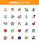 Coronavirus 2019-nCoV Covid-19 Prevention icon set face, travel, washing, transmission, infection