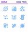 Coronavirus 2019-nCoV Covid-19 Prevention icon set water drop, soap, hands care, hand, transmission