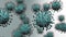 Coronavirus accurate 3d render illustration