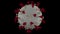 Coronavirus Animation, 360 Seamless Loop