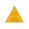 Coronavirus Biohazard Danger Road Sign. Covid-19 Warning 3D Render