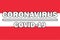 Coronavirus COVID-19 on Austria Flag