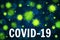 Coronavirus COVID-19 concept. Dangerous chinese nCoV coronavirus outbreak. Pandemic medical concept with dangerous cells. Vector