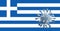 Coronavirus Covid-19 concept and Greece Flag.