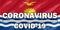 Coronavirus COVID-19 on Kiribati Flag