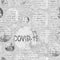 Coronavirus Covid-19 news scratched grunge newspaper old paper background