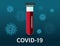 Coronavirus COVID-19 outbreak is giving rise. Coronavirus cell. Vector illustration