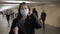 Coronavirus COVID-19 quarantine infection mers girl street public city mask