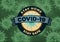 Coronavirus COVID-19 stay home stay safe label