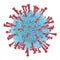 Coronavirus Covid-19 Structure Clipping Path Included
