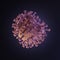 Coronavirus Covid-19 viral cell. World pandemic concept.