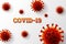 Coronavirus, Covid -19, Wuhan, Danger, mask, vector Illustration