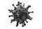 Coronavirus disease cells, 3D rendering. magnified image of a virus cell new 2019 Novel Coronavirus COVID-19 pathogen germ