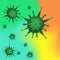 Coronavirus disease COVID-19 infection. Pathogen respiratory influenza covid virus cells. Official name for Coronavirus disease