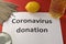 Coronavirus donation. Food help. Quarantion. Self isolation.