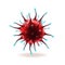 Coronavirus epidemia vector human virus isolated illustration