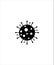 Coronavirus flat icon,vector best flat coronavirus icon,flue flat design icon.