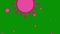 Coronavirus floating on green screen. Covid 19 chroma key motion graphic. Animated symbol. Icon animation.