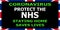Coronavirus graphic stating protect the NHS