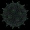 Coronavirus green grid 3d rendering isolated on black. Coronaviruses cause SARS, MERS and the novel 2019-nCoV
