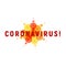 Coronavirus, isolated vector icon for infographics, news and posters, closeup flat-drawn image of COVID-19, virus from