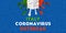 Coronavirus Italy outbreak illustration vector