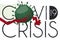 Coronavirus like Wrecking Ball Breaking Statistics Arrow during the COVID-19 Crisis, Vector Illustration