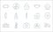 coronavirus line icons. linear set. quality vector line set such as ambulance, first aid kit, hospital, lungs, thermometer,