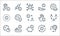 coronavirus line icons. linear set. quality vector line set such as outbreak, pig, help, refresh, ship, area, contagious,