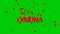 Coronavirus medical animation COVID-19 Animation of red writing on a green screen