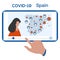 Coronavirus nCoV COVID-19 Info Spain People News