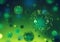 Coronavirus pandemic. Virus Covid 19-NCP. Microbiology And Virology .Green Concept. 3d Rendering
