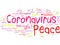 Coronavirus peace wordcloud
