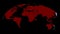 Coronavirus on Planet Earth. World map of Coronavirus COVID-19. Pandemic. Virus quarantine. 4K video