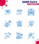 Coronavirus Prevention 25 icon Set Blue. antivirus, covid, healthcare, coronavirus, worldwide