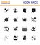 Coronavirus Prevention 25 icon Set Blue. medical, shield, brain, safety, medical