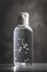 Coronavirus prevention hand sanitizer gel in bottle.Antiseptic  disinfectant gel