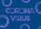 Coronavirus simple banner. Health hazard