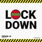 Coronavirus Transnistria Lock DOwn Typography with country flag